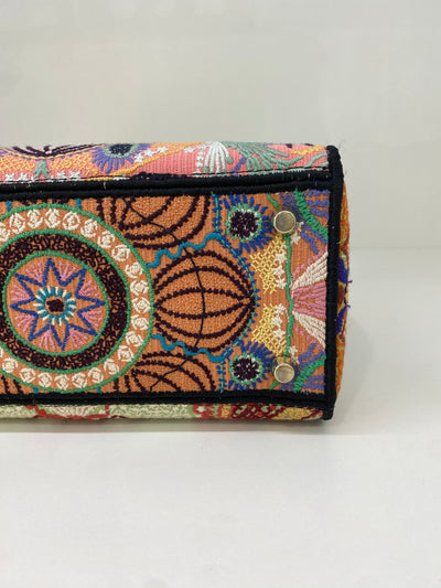 Christian Dior Lady Dior Medium Multicolor Canvas (Limited Edition)