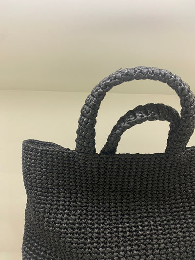 Prada Tote Black Raffia