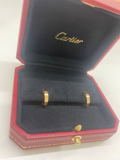 Cartier Love Earrings Rose Gold