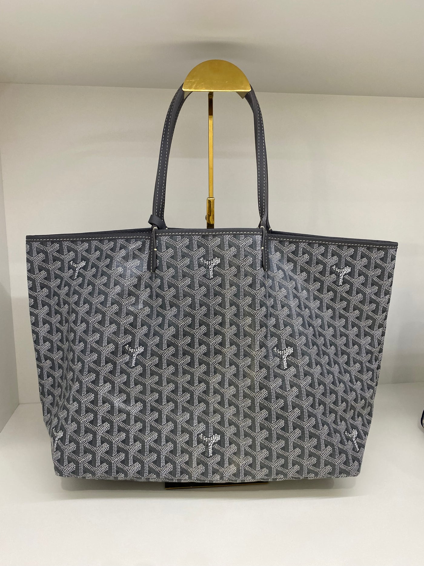 Goyard St Louis Tote PM Grey