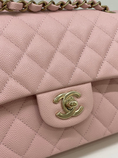 Chanel Classic Flap Small Soft Pink CGHW