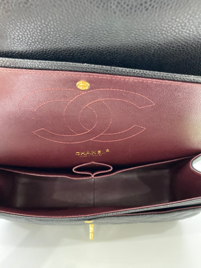 Chanel Classic Flap Jumbo Black Caviar GHW -  Year 2020
