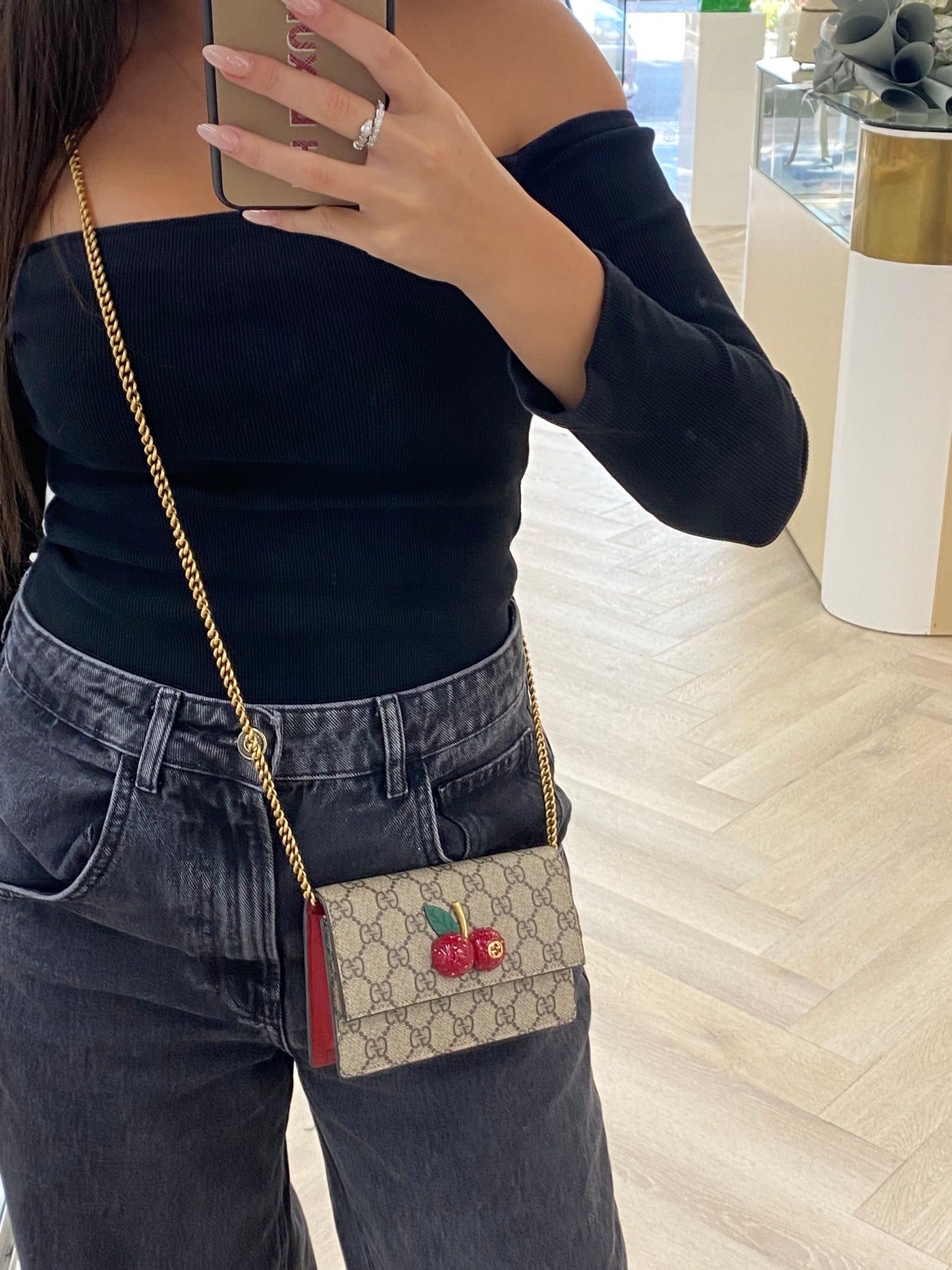 Gucci cherry woc top