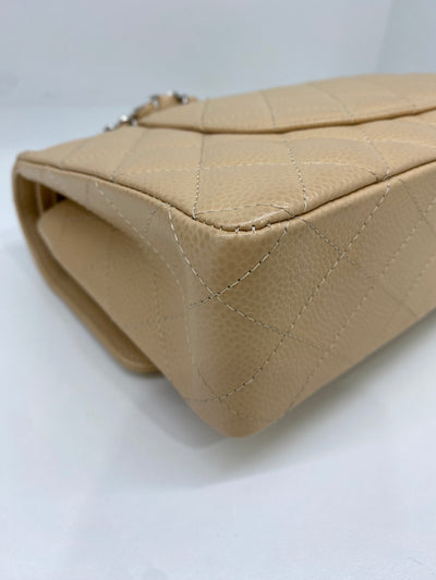 Chanel Classic Flap Medium Beige SHW