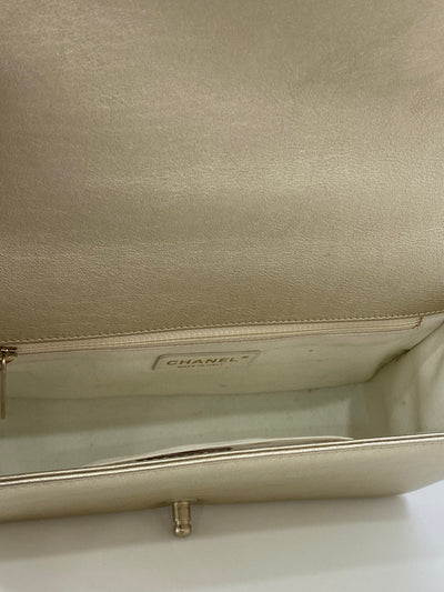 Chanel New Medium Boy Bag Gold