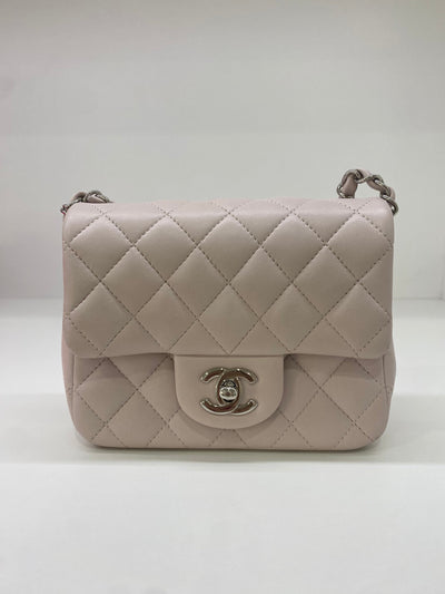 Chanel Classic Flap Square Mini Lilac SHW