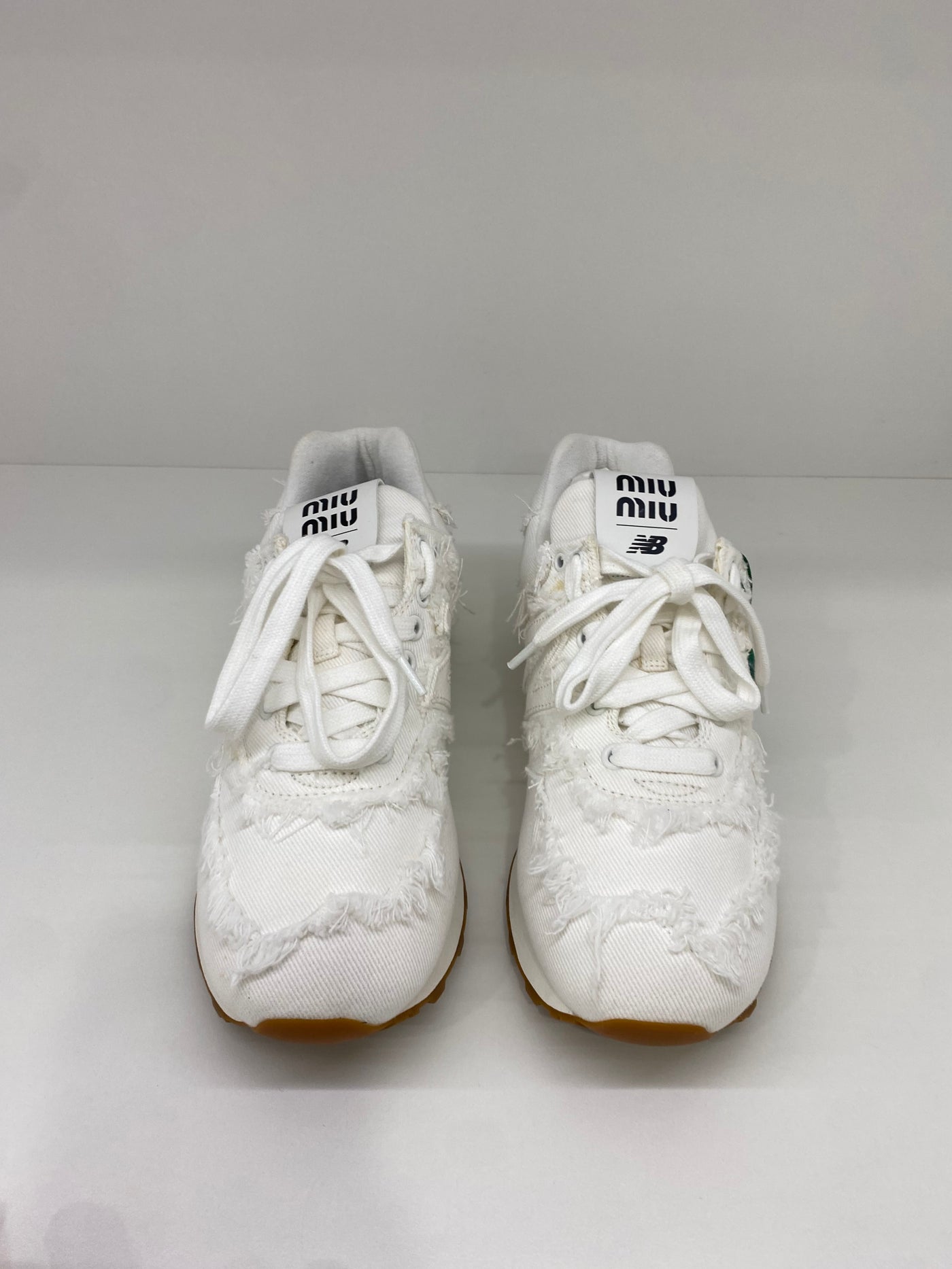 Miu Miu x New Balance White Sneakers - Size 38