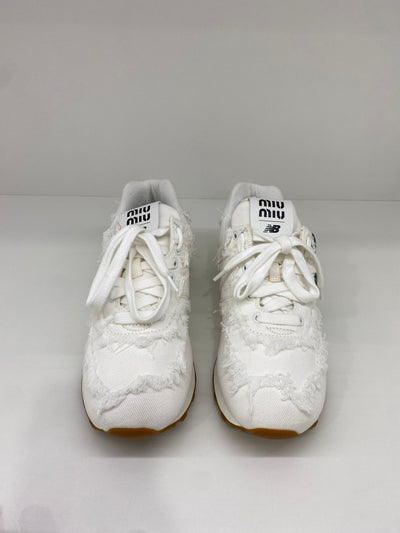 Miu Miu x New Balance White Sneakers - Size 38