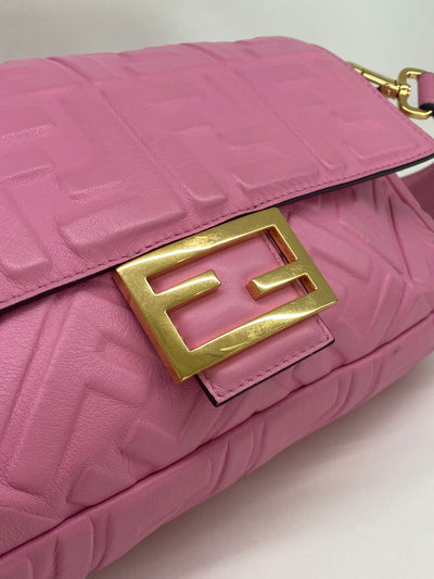 Fendi Baguette Pink GHW