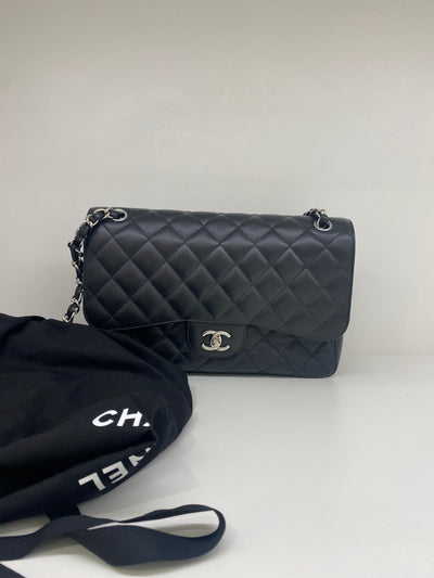 Chanel Classic Flap Large (Jumbo) Black SHW (series 24)