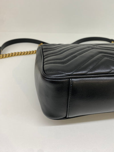 Gucci Marmont Black Large GHW