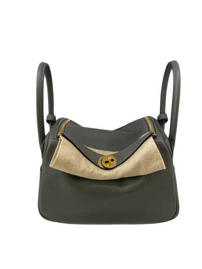 Hermes Lindy 26 Gris Meyer GHW