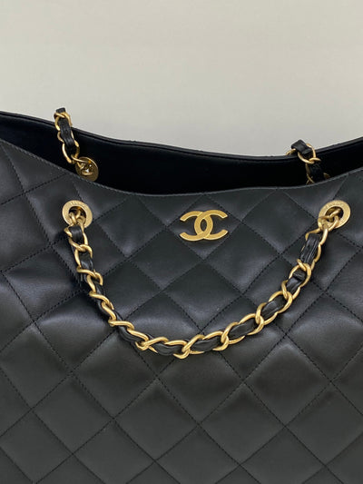 Chanel Shopping Tote Black GHW