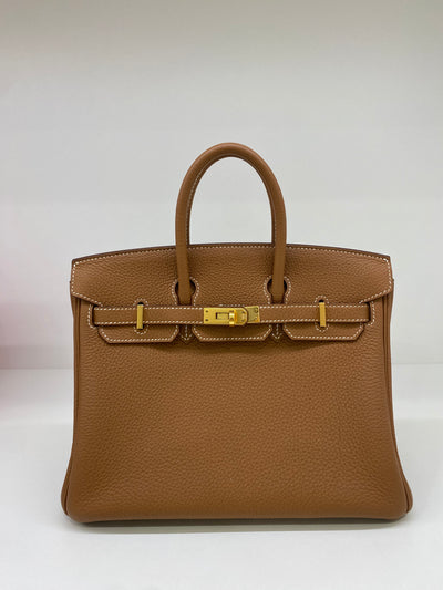 Hermes Birkin 25 Gold GHW