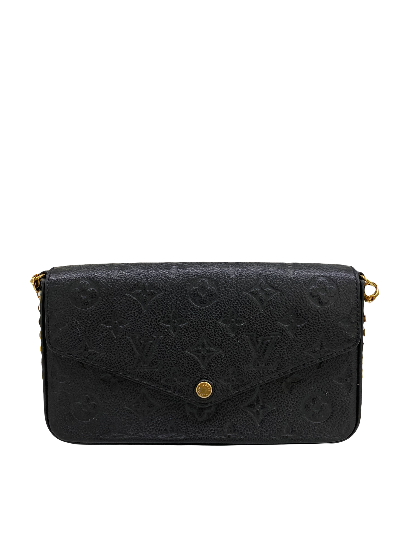 Louis Vuitton Felicie Monogram Pochette Black