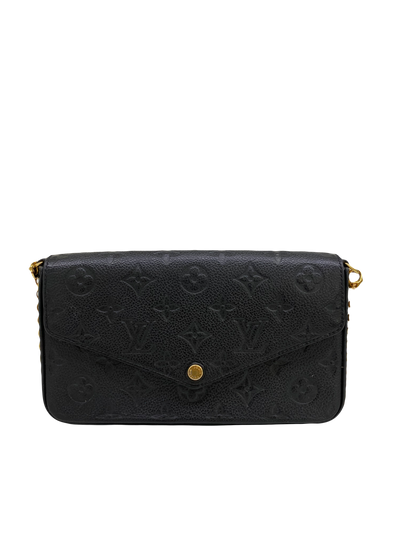 Louis Vuitton Felicie Monogram Pochette Black