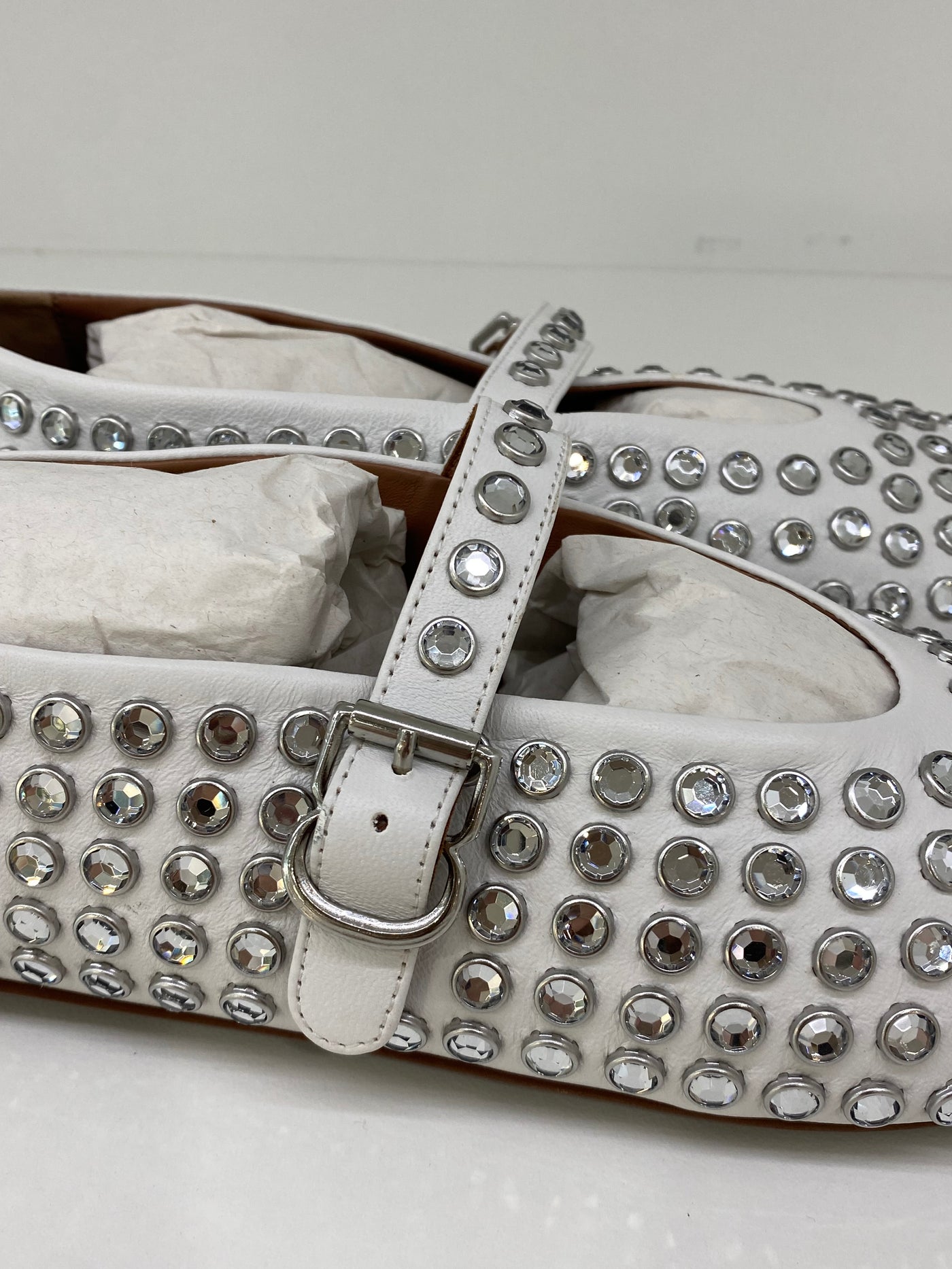 Alaia Ballet Flat White Size 38