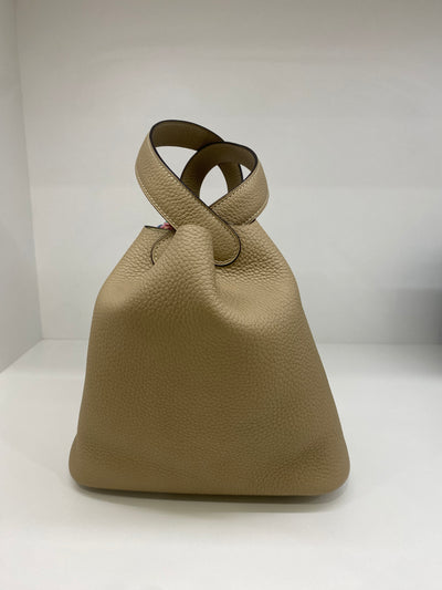 Hermes Picotin 22 Clemence Trench GHW