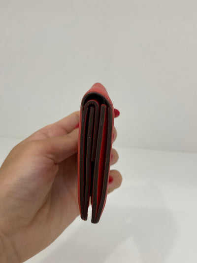Hermes Red Wallet GHW