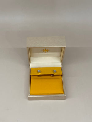 Bulgari earrings square diamond studs (Lvsea collection)