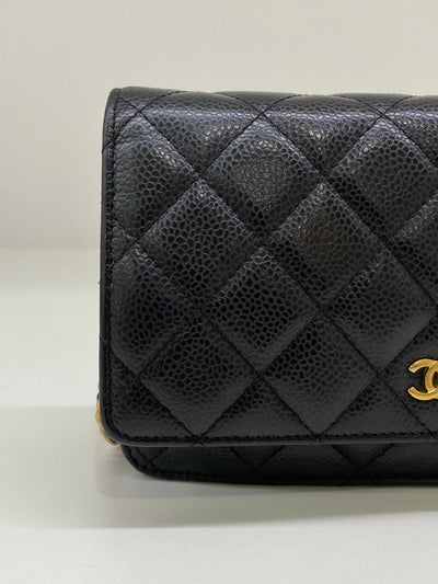 Chanel WOC Black Caviar GHW