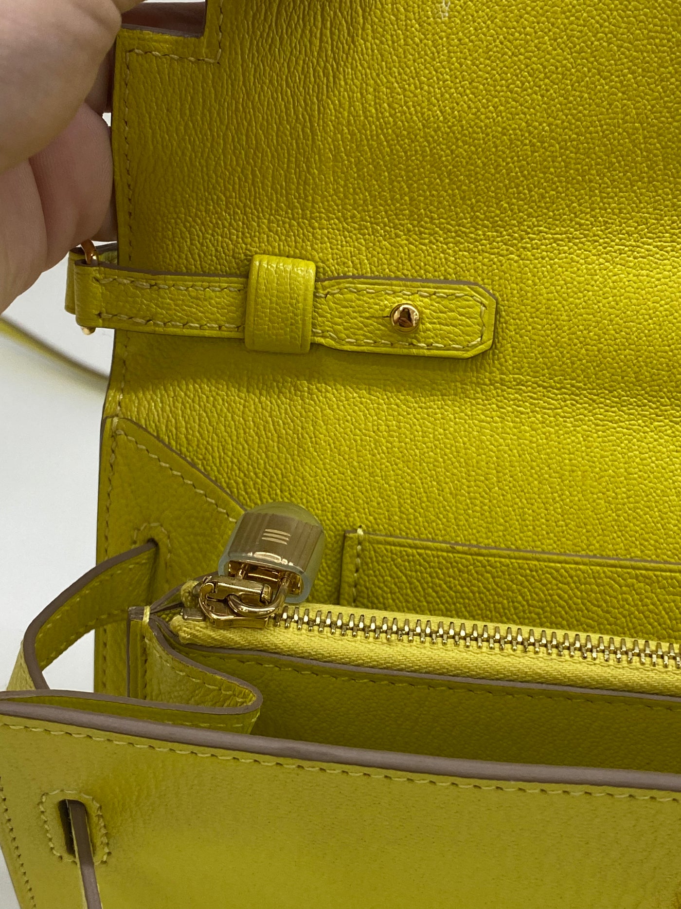 Hermes Kelly To Go Lime RGHW