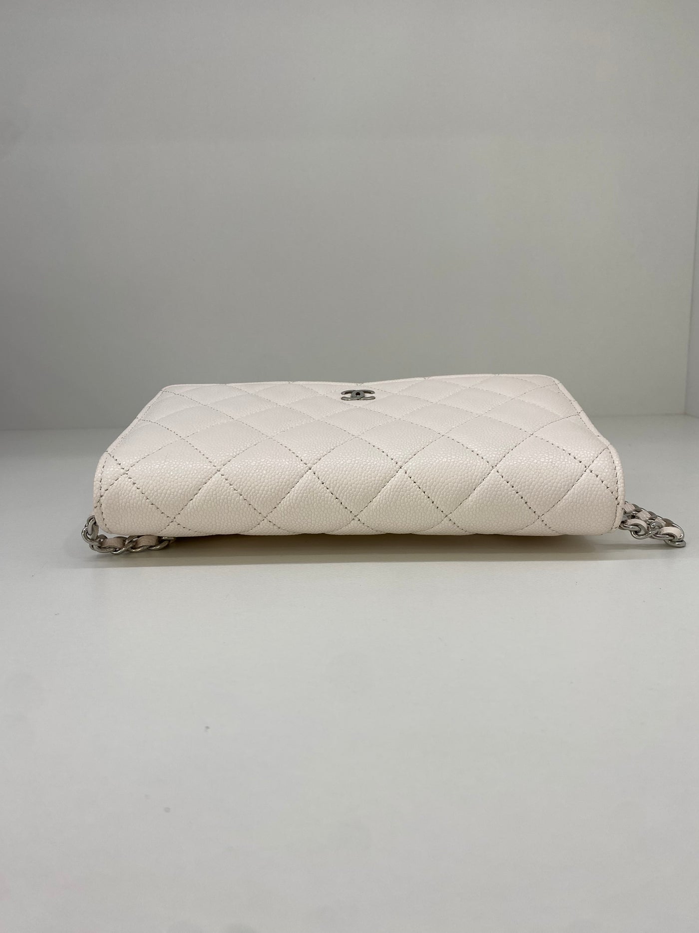 Chanel WOC White Caviar SHW