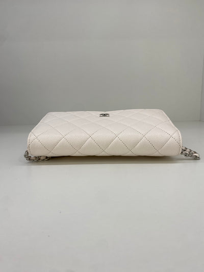 Chanel WOC White Caviar SHW
