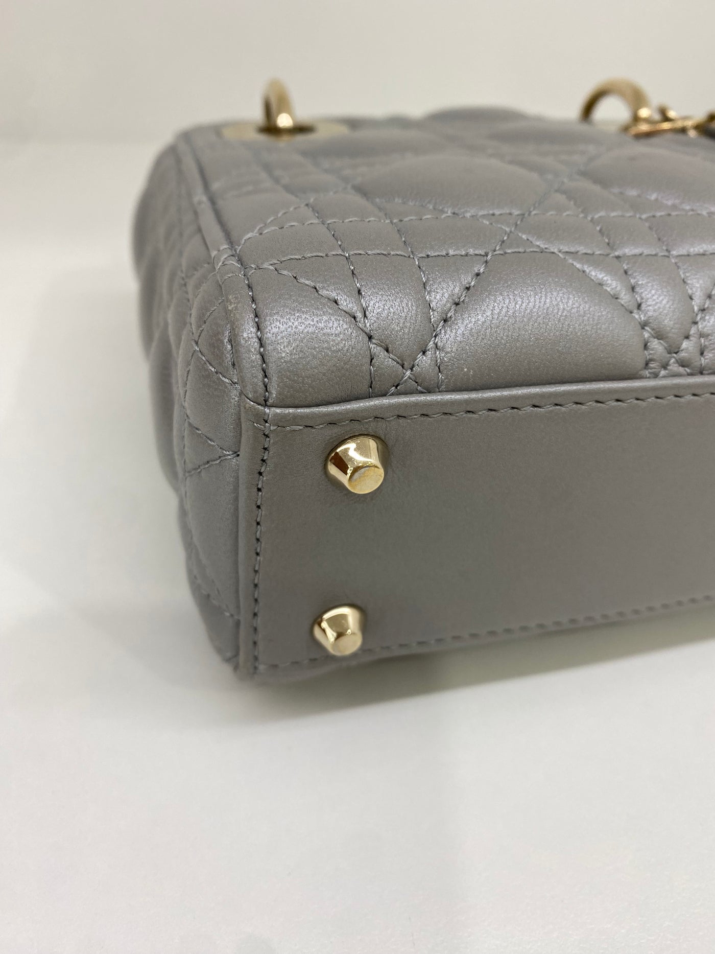 Dior Lady Dior Mini Silver GHW