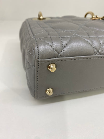 Dior Lady Dior Mini Silver GHW