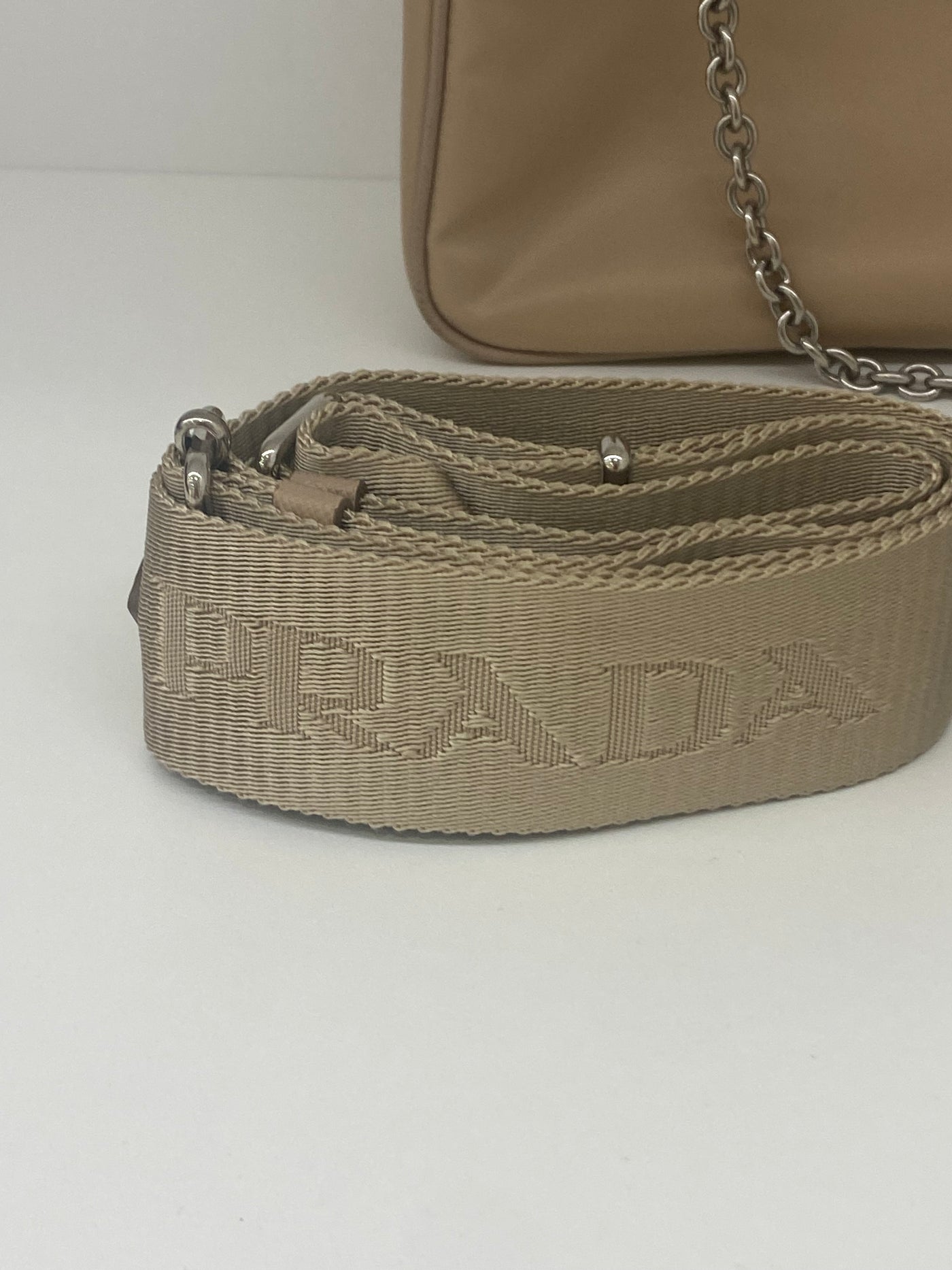 Prada Re Edition Nylon Beige Bag
