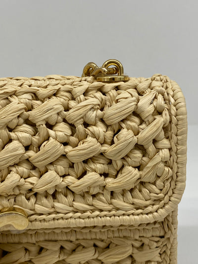 Celine Raffia Mini Trimophe