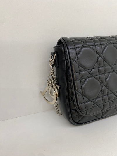 Dior Wallet On Chain Black SHW
