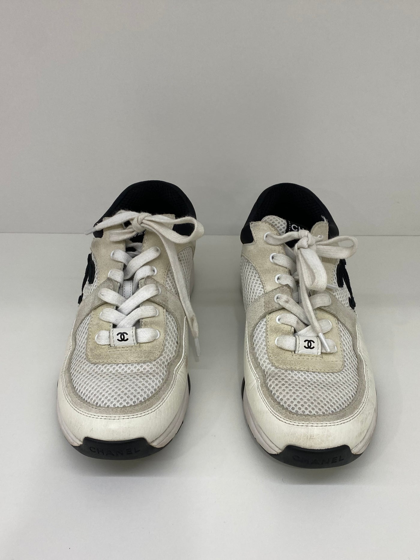 Chanel Sneakers Black/White Size 38