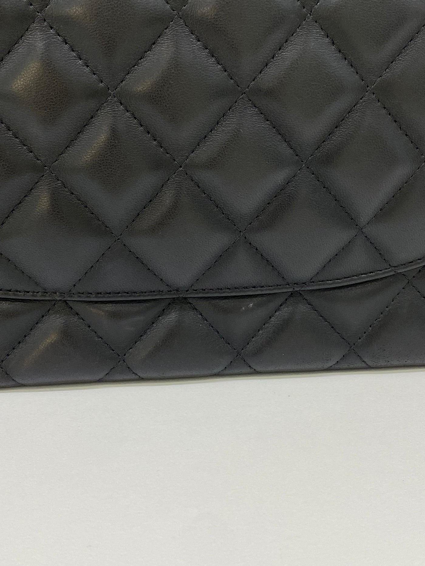 Chanel Classic Flap Jumbo Black Lambskin SHW