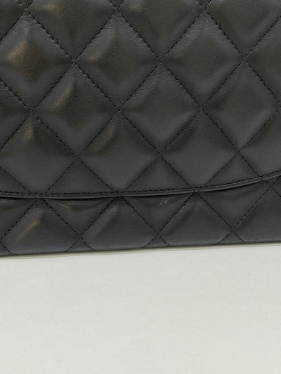 Chanel Classic Flap Jumbo Black Lambskin SHW
