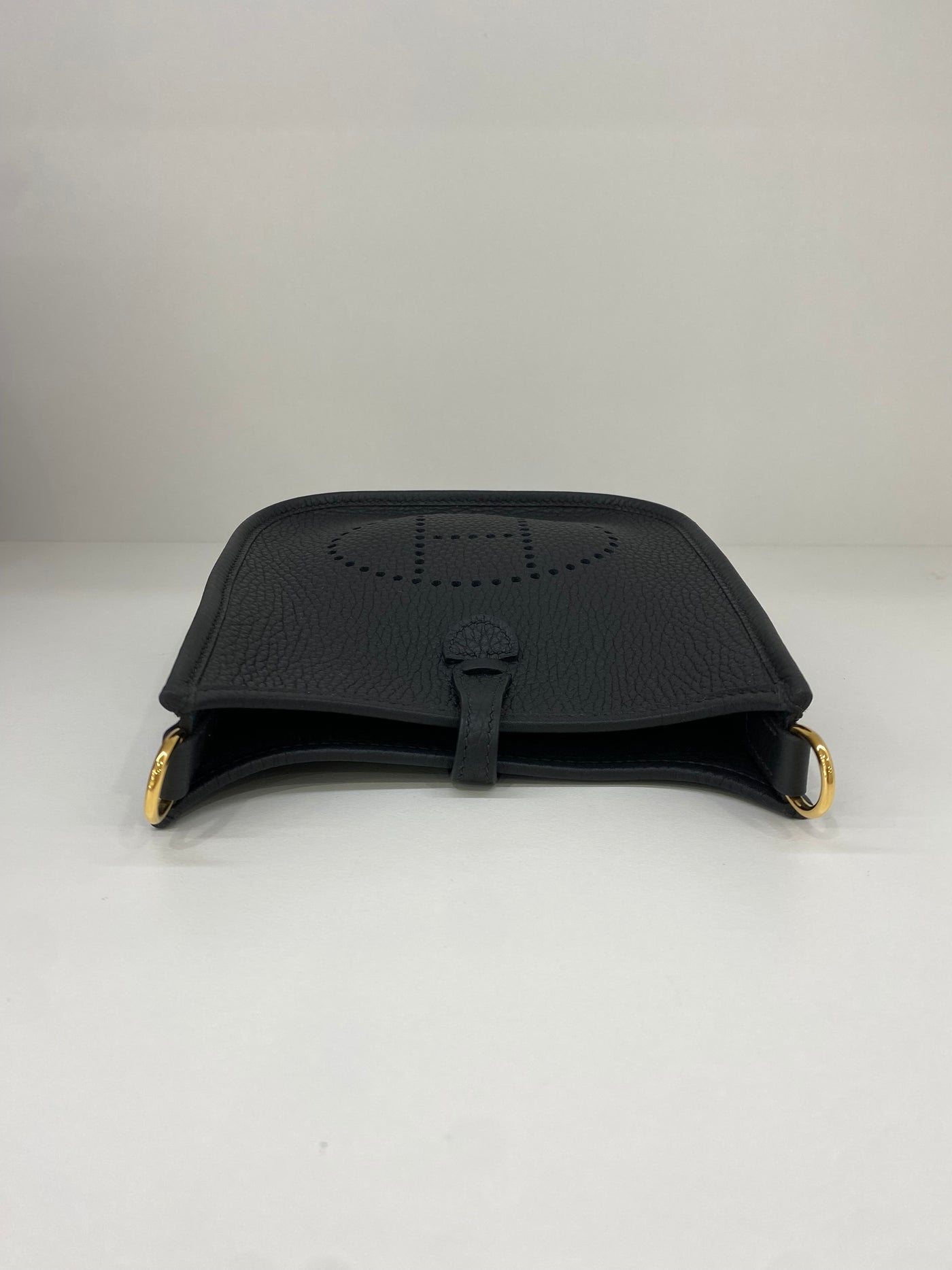 Hermès Mini Evelyne Noir GHW