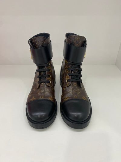 Louis Vuitton Monogram Wonderland Twist Boots size 39