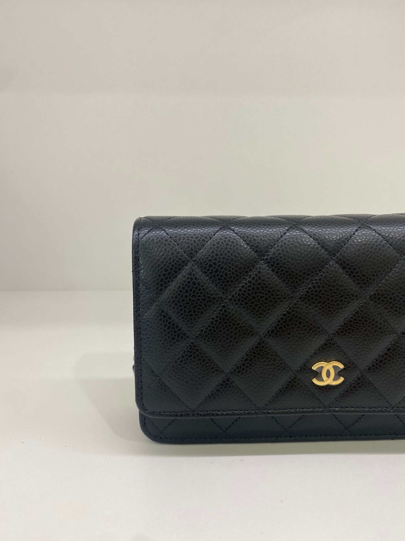 Chanel WOC Black GHW