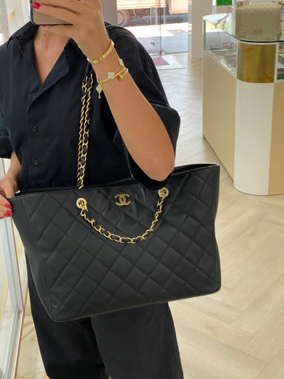 Chanel Shopping Tote Black GHW