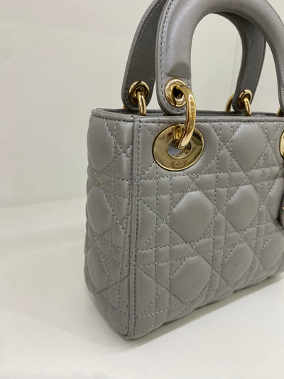 Dior Lady Dior Mini Silver GHW