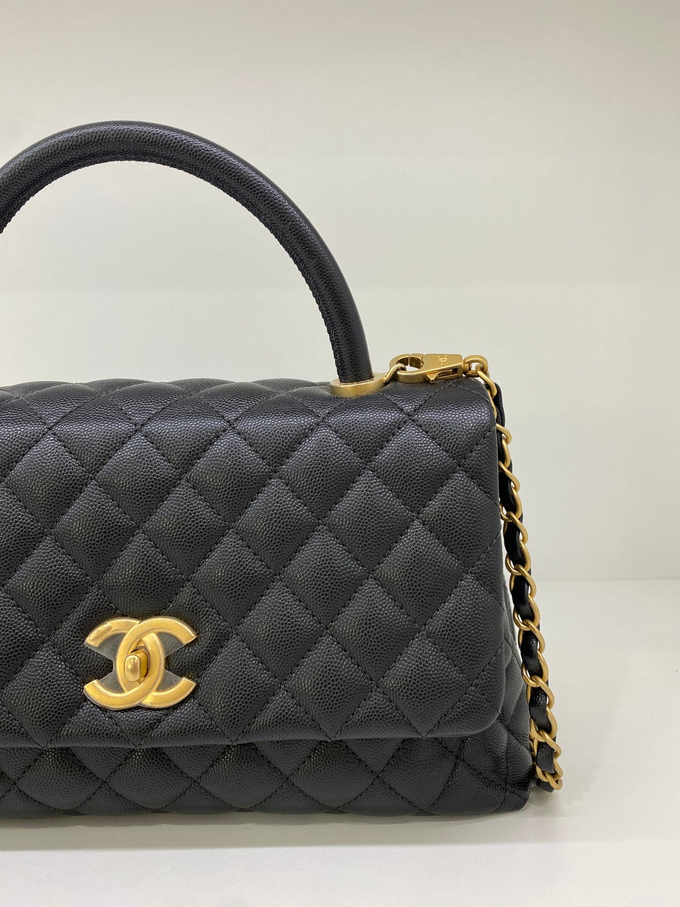 Chanel Coco Handle Black Caviar GHW