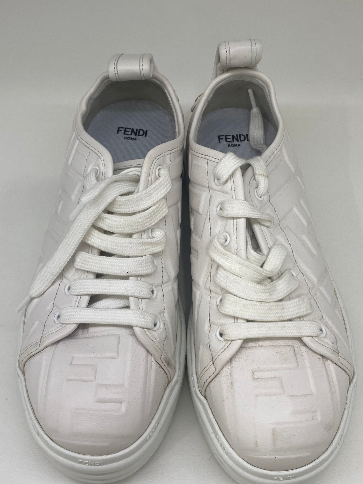 Fendi White Sneakers Size 37