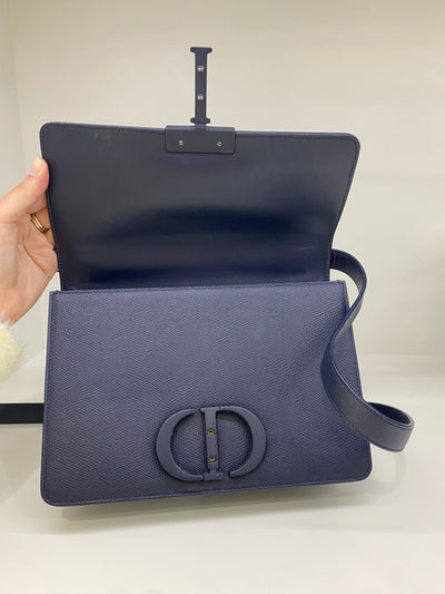 Dior Montaigne 30 Navy Matte Hardware