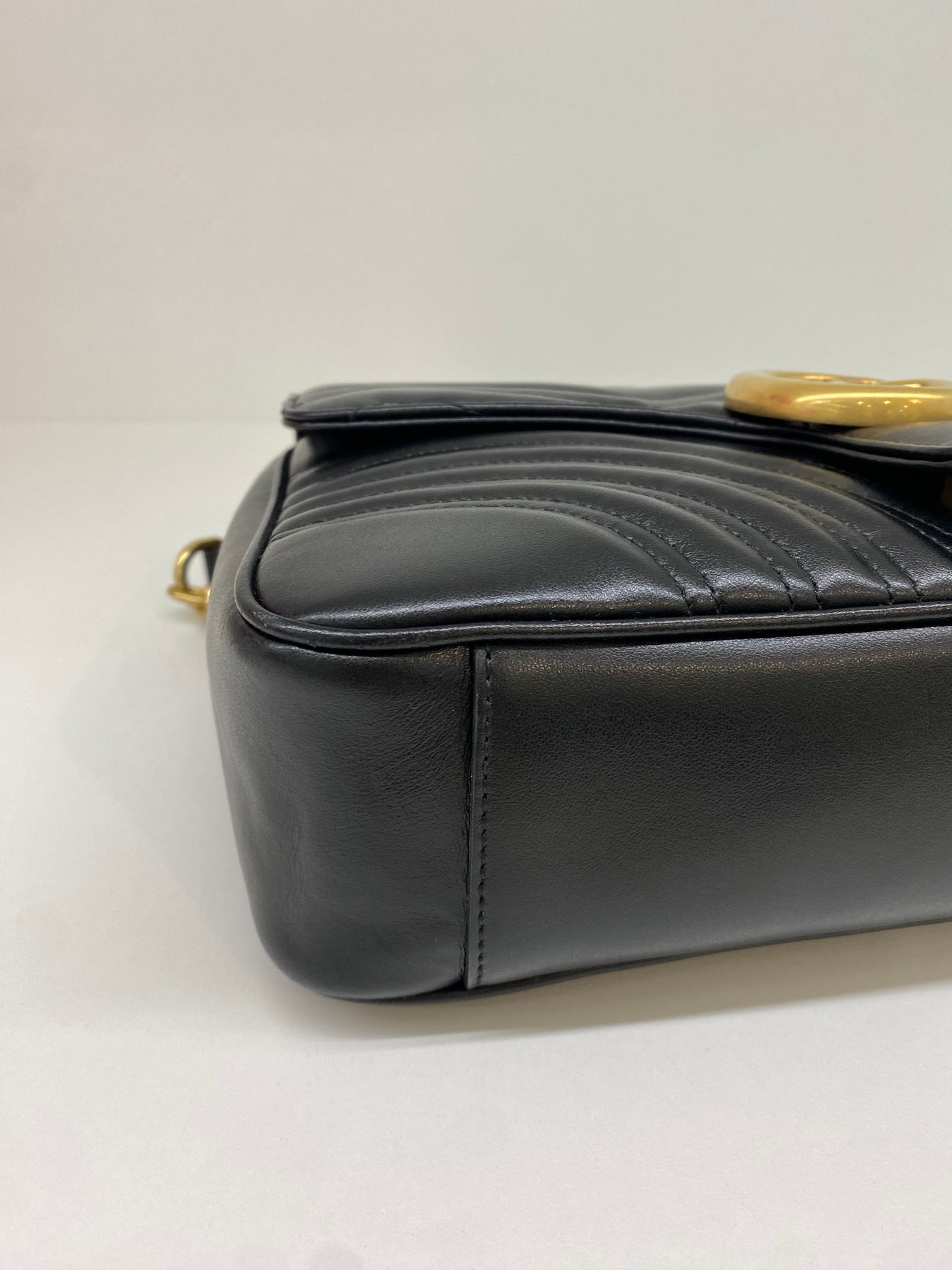 Gucci Marmont Black Large GHW