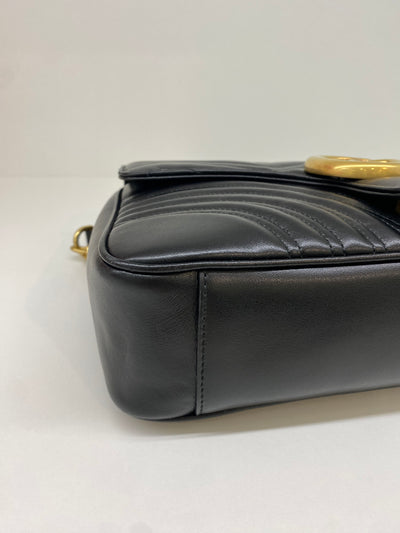 Gucci Marmont Black Large GHW