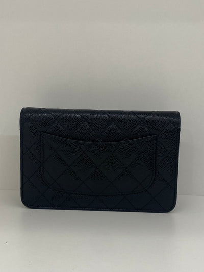 Chanel Black Caviar WOC SHW