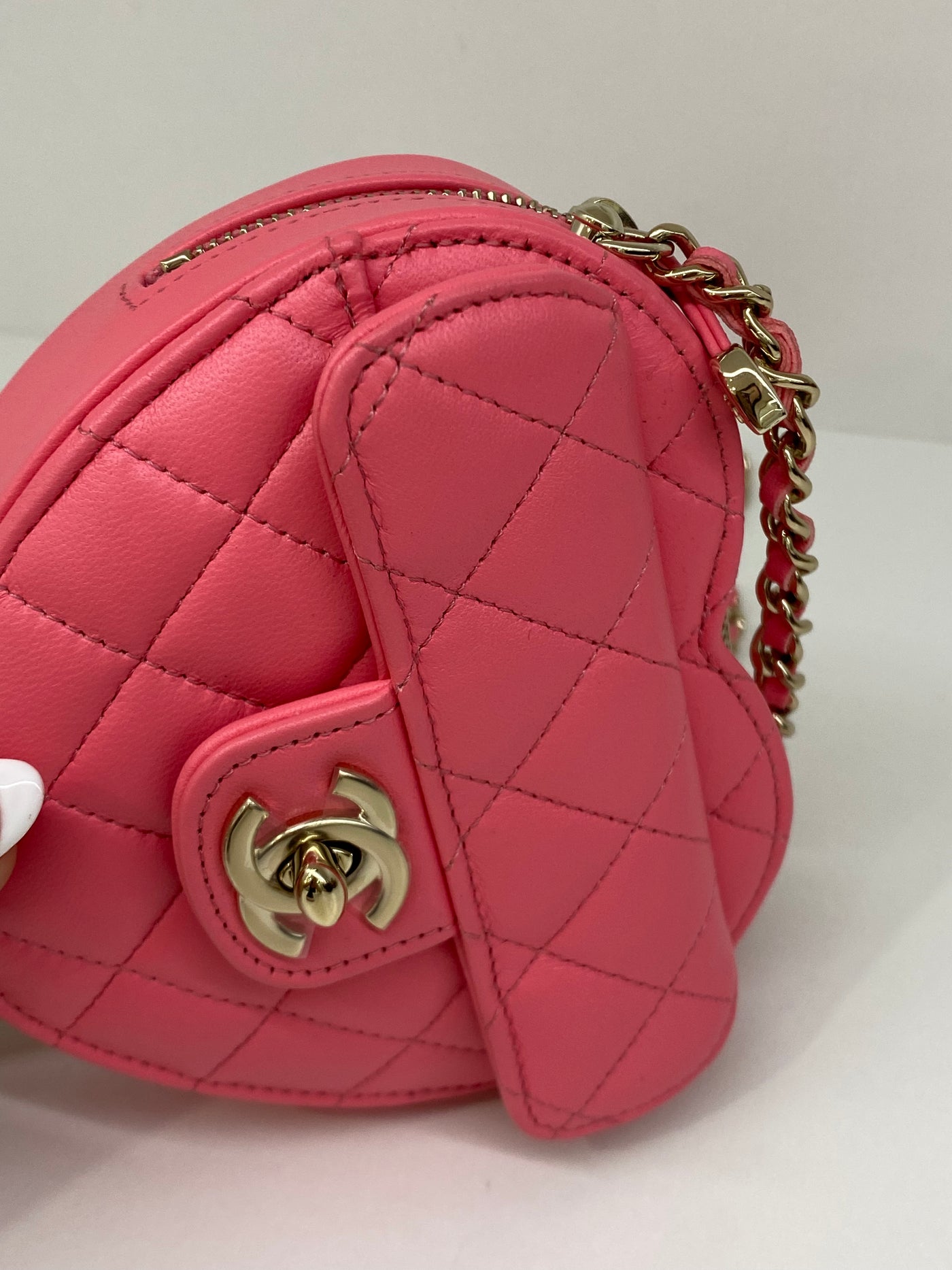 Chanel Heart Bag Small Pink