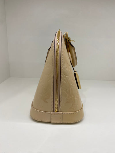 Louis Vuitton Alma BB Patent Beige