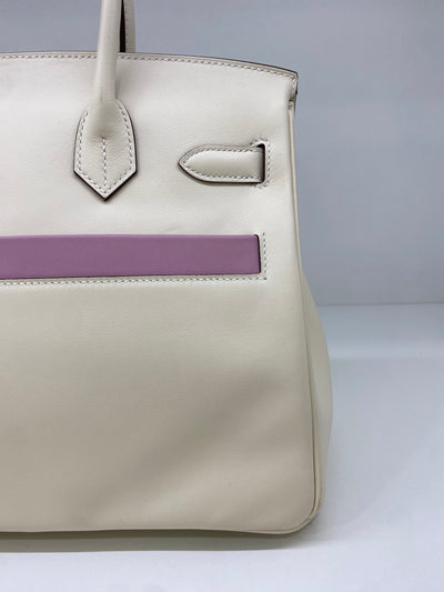 Hermes Birkin 30 Nata Colourmatic PHW